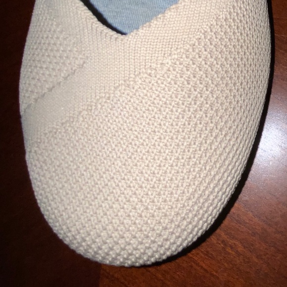 CLARKS TAN KNIT BALLET FLAT  8W. CLOUDSTEPPER - Picture 9 of 11